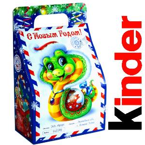 Детский подарок на Новый Год в жестяной упаковке весом 335 грамм по цене 1312 руб в Ельце